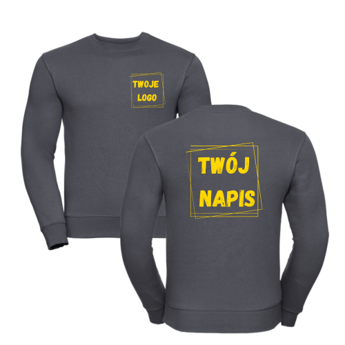 Bluza Russell The Authentic Sweat  - Własny Nadruk